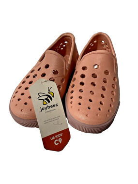 Joybees Kids Skate Sneaker Slip On EVA Water Shoe Mauve Pink Comfort Size C9 NWT